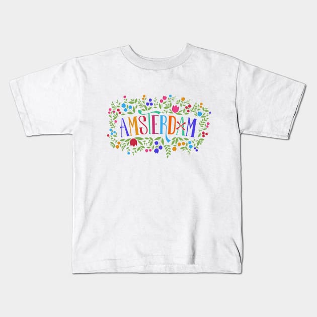Amsterdam Kids T-Shirt by Mako Design 